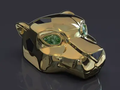 Panthere crtyer 3d printable model  3D print model