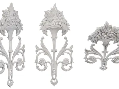 Classic carved 199 3D model