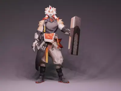 Anime Character - Hung 3D model