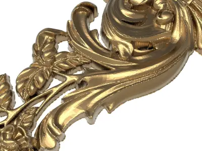  decorative pattern ready for 3D printing 3D model 2