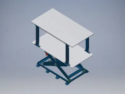 Scissor Lift Cardok Multi Double your space 3D model
