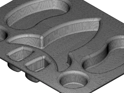 Plastic Premium Rocket Plate 3D model