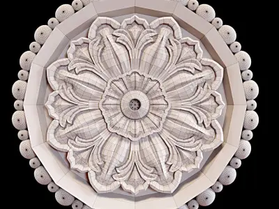 Ceiling Medallion 07 3D model