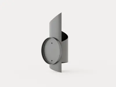 Evie wall lamp - Bronze - IP20 Low-poly 3D model