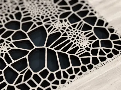 Black Square STL 3D print model