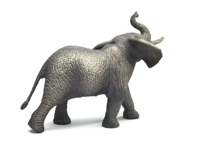 3D Elephant Sculpture  3D model