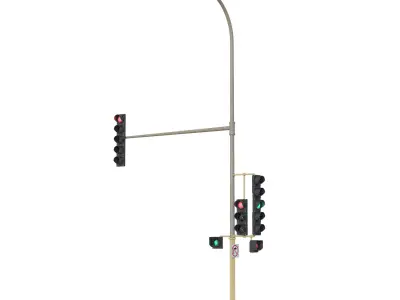 Traffic Lights 3D model