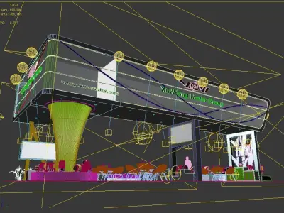 Exhibition - Area - 15X6-3DMAX2009-04 3D model