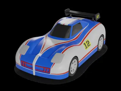 Cars and action games Remote Control Car Low-poly 3D model