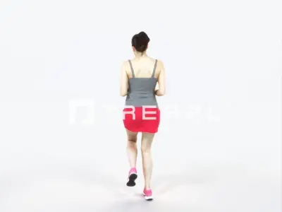 Dream 02L Running Jogging Sports Woman Low-poly 3D model