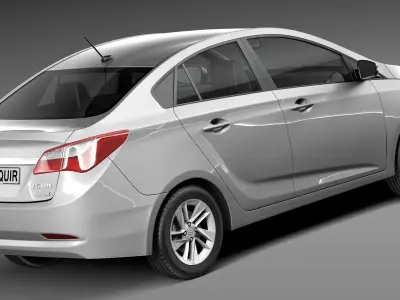 Hyundai HB20 S 2013 3D model