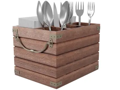 Utensil Box 3D model