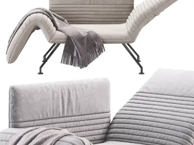 Chaise longue ds 142 by Dieter horn 3D model