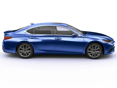 Lexus ES F-Sport 2019 3D model
