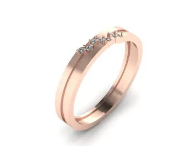 Jewelry Ring 3D print model 24