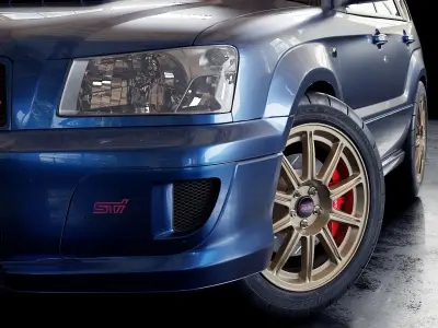 Subaru Forester STI SG5 3D model