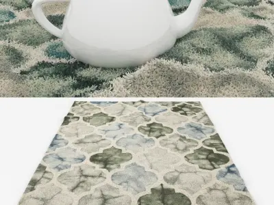 Rugs No 24 Low-poly 3D model