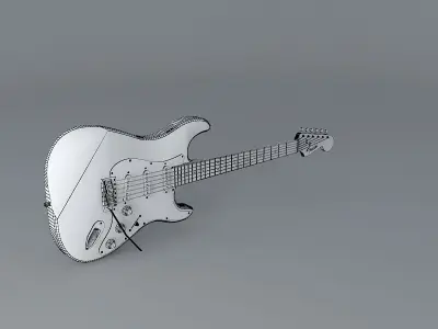 Fender Stratocaster guitar Free 3D model