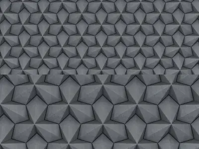 Parametric Wall Panel 3d model Low-poly 3D model 5