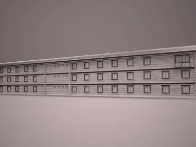 PREFABRICATED BUILDING 7 3D model
