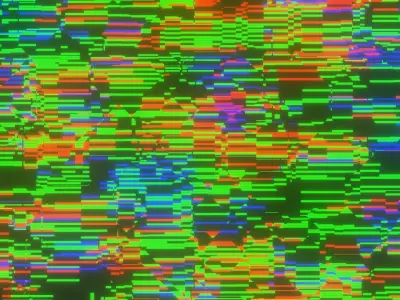 Glitching Animation - made in Blender Low-poly 3D model