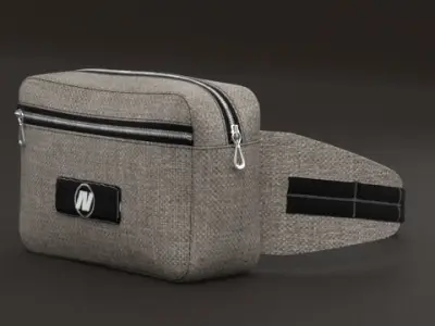 waist bag Low-poly 3D model