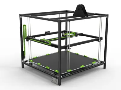 3D Printer 1000x1000x1000mm 3D model