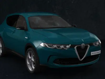 Alfa Romeo Tonale  Low-poly 3D model
