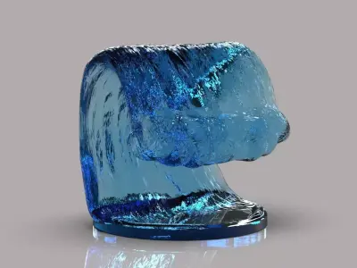 Big Waves 2 3D print model