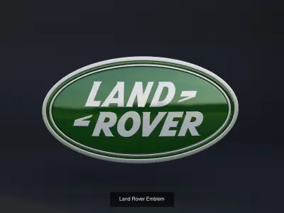 Vehicle Badges set 3D Model Collection