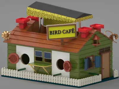 Bird House 3D print model