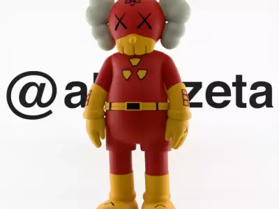 Kaws Radioactive Man for Print 3D print model