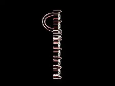 Tiffany Cross Pendant 3D print model