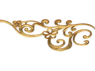 Classic decor ornament 311 3D model