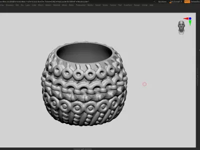 vase 3d print 410 3D print model