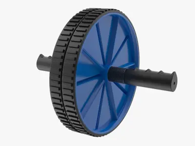 Ab Roller Wheel Low-poly 3D model