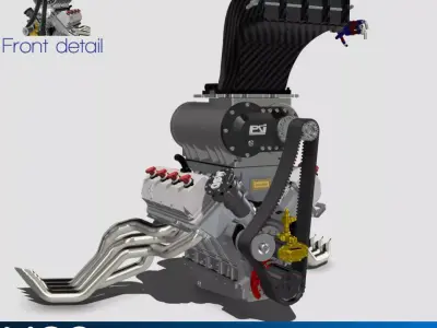 PSI Blown Hemi Gen 2 complete for Promod 3D print model