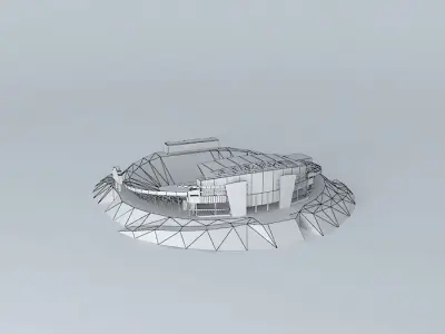 Autzen Stadium Free 3D model