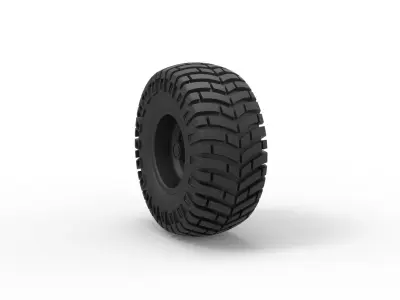 Offroad wheel 10 3D print model