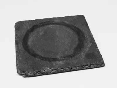 Slate Coasters 1 3D model
