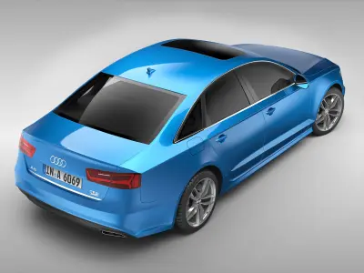 Audi A6 2017 3D model