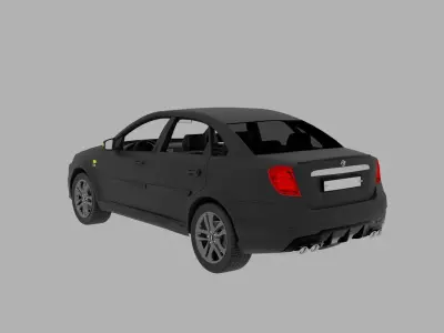 CHEVROLET GENTRA tuned 3D model