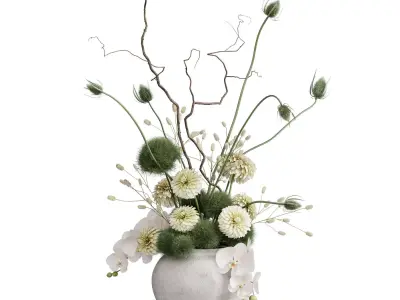 Flower In Vase 121 3D model