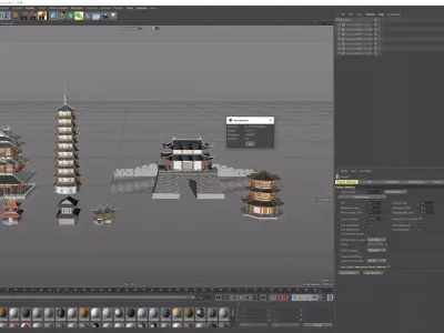 Chinese Ancient Buildings 3D model