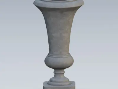 Garden urn planter27 3D model