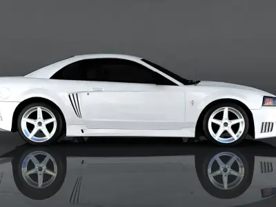 Saleen S281 Low-poly 3D model