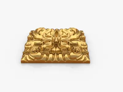 Classic decor ornament 290 3D model