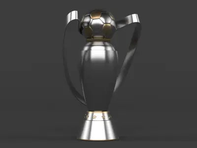 Trophy Cup 3D model 4