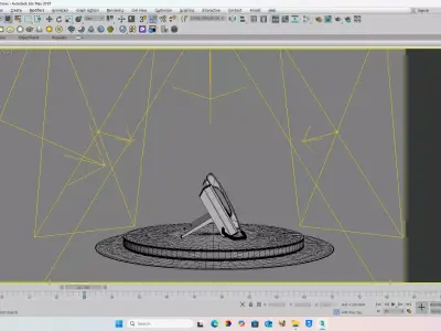 CONCIERGE TERMINAL Low-poly 3D model