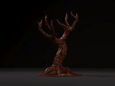 Wood voronoi 2 3D print model
